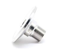 QiiMii 1.5" Tri Clamp Tri Clover Fittings to NPT 3/8" Male Thread Adaptor SS304