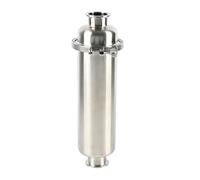 QiiMii 2" Tri-Clamp Filter SS304 Sanitary Fittings Inline Straight Strainer with 100 Mesh Stainless Steel Screen(2 INCH)