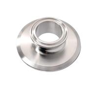 QiiMii Sanitary Concentric Reducer 3"x1.5" Tri Clamp Clover Stainless Steel 304 Sanitary Fitting End Cap Reducer