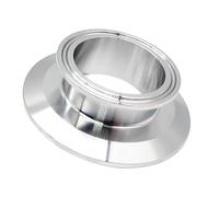 QiiMii Sanitary Concentric Reducer 3"x2" Tri Clamp Clover Stainless Steel 304 Sanitary Fitting End Cap Reducer