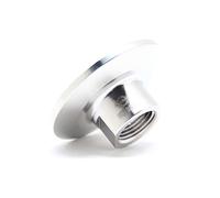 QiiMii Sanitary Tri clamp 50.5mm to NPT Female Thread Adaptor SS304 Tri clamp Adaptor Pipe Fitting (Thread Size: 3/8" NPT)