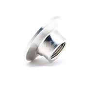 QiiMii Sanitary Tri Clamp 50.5mm to NPT Female Thread Adaptor SS304 Tri clamp Adaptor Pipe Fitting (Thread Size: 1/2" NPT)