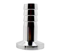 QiiMii SS304 1/2" Tri Clamp to 1/2" Hose Barbed Adapter Sanitary Hose Pipe Fitting (1/2 Inch Barb Hose)