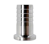 QiiMii SS304 1/2" Tri Clamp to 3/4" Hose Barbed Adapter Sanitary Hose Pipe Fitting (1/2 Inch Barb Hose)
