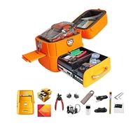 QIIRUN Fusion Splicer Fiber Optic AI-9 with Tutorial Videos, 5S Splicing, 15S Heating, FTTH & Cable Splicing (UK Plug)