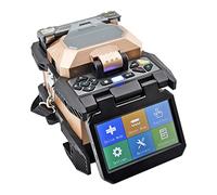 QIIRUN High Precision Fusion Splicer Fiber Optic with 4.3-inch Touch Screen, Fusion Splicing Kit Featuring 7s Splicing and 18s Heating for FTTH (6481B)