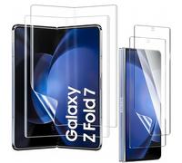QiiStar 2 Sets Screen Protector for Samsung Galaxy Z Fold 7 5G,Soft TPU Hydrogel Protective HD Clear [Full Coverage][touch-sensitive][In-Display Fingerprint Support] Screen Film for Samsung Fold 7