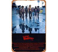 QIIXIIP Retro Metal Sign Vintage Tin Sign The Warriors Movie Poster for Home Wall Decor Cafe Bar Office Art Sign Gift 12 X 8 inch
