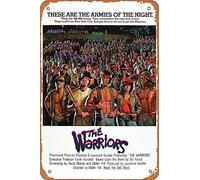 QIIXIIP The Warriors Movie Poster Retro Metal Sign Vintage Tin Sign for Bar Office Home Wall Decor Gift 12 X 8 inch