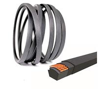 QIJIA Lawn Mower Deck Blade Drive Belt 5/8" x 163 1/2" Compatible with Husq. 522795901 539104335 Ferris 5100003 5103395 5103675 5103872 Exmk 126-2538
