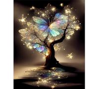 Qijinn 5D Silver Tree Diamond Painting Kits for Adults Beginners,DIY Round Full Drill Diamond Art Crystal Rhinestone Cross Stitch Painting by Numbers Picture for Home Wall Decor 90x110cm