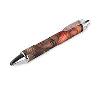 QIJIUU African American Pretty Girl Ballpoint Pen Retractable Work Pens for Men Women Office Gift 1 PCS
