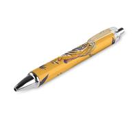 QIJIUU Animal Tigers Print Ballpoint Pens Black Ink Ball Point Pen Retractable Writing Pen for Men Women Office Supplies 1 PCS
