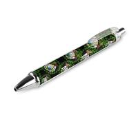 QIJIUU Coat of Arms of Belize Ballpoint Pens 0.5mm Fine Black Ink Retractable Writing Rollerball Pen for Home Office 1 PCS