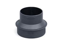 Qikaide 75mm to 60mm Reversible Duct Reducer Adapter Dual-End Hose Connector for Diesel Parking Heaters Universal Two-Way Coupler Fits 2.95" 2.36" ID Ducting Black