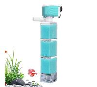 Qikam Fish Tank Filters,Turtle Tank Submersible Water Aerator Pump | Filtration System Wave Maker for Beginners Breeding Toilet Pond Marine Shrimp Office Hobbyists Bathroom