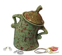 Qikam Storage Jars With Attitude | Canister With Attitude | Cute Food Storage Jar Containers With Airtight Lid | Fun Sassy Canister | Decorative Home Kitchen Jars For Coffee/Tea/Sugar/