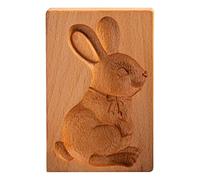 Qikam Wooden Cookie Presses, Cookie Carved Wooden Mould Press Embossing Baking Mold Flower Gingerbread Cookie Stamp