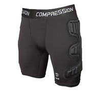 QIKEGooods Men's Goalkeeper Padded Shorts Football Protective Gear Set Training Suit for Soccer Rugby Basketball Paintball Hip Protector Shorts