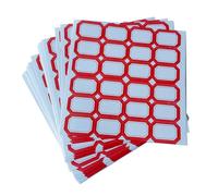 QILANJO 960 Pcs Rectangular Sticker Labels 1.5 * 1 inch Self-Adhesive Blank Write On Paper Stickers Folder File Labels for Organizing, Marking, Planning, File Classification, Red
