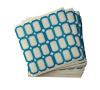 QILANJO 960 Pcs Rectangular Sticker Labels 1.5 * 1 inch Self-Adhesive Blank Write On Paper Stickers Folder File Labels for Organizing, Marking, Planning, File Classification, Blue