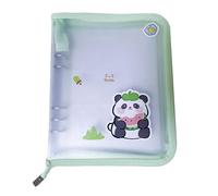 QILANJO Plastic File Zipper Pouch for A4 A5 Size Paper, Portable File Organizer Bag Papers Pockets Folders for Paper Organization, Translucent Shell