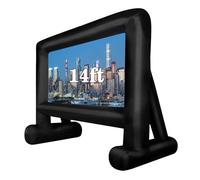 QILEBA 14 FT Inflatable Movie Screen Blow up Mega Movie Projection Outdoor Screen