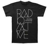 QILIJING Imagine Dragons - Mens Radioactive Text T-Shirt Size L Black