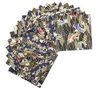 Qililandiy 20PCS Cotton 5 Different Patterns Fabric Japanese Style Fabric for Crafts Sewing Quilting Patchwork Face Protection 20cm Square (5 Colors 20cm)