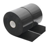 QILIMA 2 Rolls Black Felt Strip with Adhesive Backing, Non Slip Self Adhesive Cuttable Felt Tape Furniture Pads for Protecting Furniture Surfaces Hardwood Floor Chair Wall 100MM X 5.12M