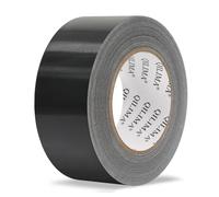 QILIMA Black Duct Tape High Strength Waterproof Duct,Professional Grade Duct Tape for Repairs, DIY, Crafts, Indoor Outdoor Use-48mm X 45m-1 Roll