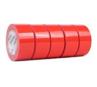 QILIMA Duct Tape Red Repair Tape 48 mm x 27 m 5 Rolls