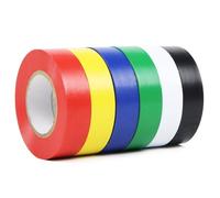 QILIMA Electrical Tape 19 mm x 20 m Vinyl PVC Insulation Electrical Tape, Waterproof Electric Tape for Insulating, Repairing and Protecting Electrical Wires, 6 Rolls