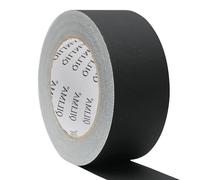 QILIMA Professional Matte Gaffer Tape Black 50mm x 27m Non-Reflective, Easy to Rip Gaffers Tape