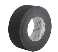 QILIMA QLIMA Black Gaffer Tape 50 mm x 55m, Original High Strength Waterproof Gaffer and Duct Adhesive Cloth Repair Tape