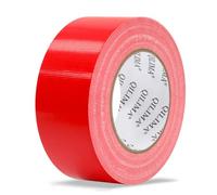 QILIMA Red Duct Tape High Strength Waterproof Duct,Professional Grade Duct Tape for Repairs, DIY, Crafts, Indoor Outdoor Use-48mm X 45m-1 Roll