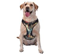 Qilin Secret Language Dog Harness For Small, Medium, And Large Dogs â€“ Reflective Straps, Adjustable Fit With Quick-Release Buckles