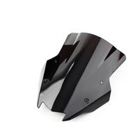QILINGS Windshields Motorcycle For Kawasaki For Z1000SX Z 1000 For SX For Ninja For 1000SX 2020- Double Bubble WindScreen Motorcycle Accessories Motorcycle Windshield ( Color : Black )