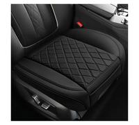 QILINGS For VW For Tiguan For Polo 9N Gol G3 G5 ID4 For Golf 8 7 6 5 4 Cushion Auto Accessories Universal PU Car Seat Cover 1PCS Seat Covers Cars(A 1PC-Black)