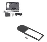 QILINGS Handlebar Phone Mount For Tracer 900/9 GT 2021 Motorcycle GPS Navigation Plate Bracket Handlebar Adapt Holder Motorbike Phone Holder(B 12mm)