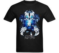 QILINGS Men's Do You Wanna Have A Bad Time Undertale Design T Shirt Size L Black