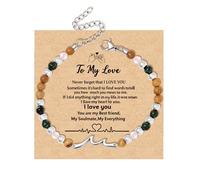 QILMILY Wave Bracelets Gifts for Women - 14K Gold Plated/Silver Beaded Bracelets for Women Christmas Birthday Gifts Trend Jewelry Personalized Friend Gifts for Teacher Sister Bestie Mom, Sister