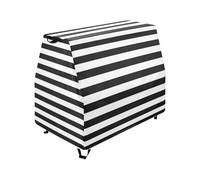Qilmy Black White Stripes Kids Water Table Cover, Duty Waterproof Patio Table Covers for Outdoor Toddler Splash Tables, UV Resistant & Dustproof Play Table Protector, Cover Only