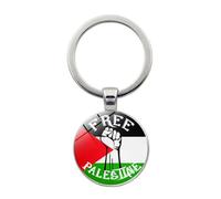 QILTON Palestinian Flag Keychain Palestine Key Free Palestine Pendant Key Key Chain Jewelry Chain Car Gifts