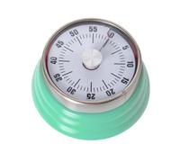 QiMan Visual Timer Children, 60-Minute Countdown for Classroom, Office, Kitchen, with Quiet Operation and Magnetic Back, Pomodoro Timer for Learning, Playing Time and Effective Time Management (Green)
