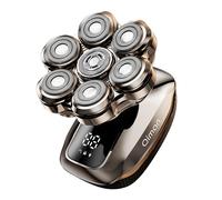 Qiman8005 Head Shavers for Bald Men 7D Floating Wet & Dry Electric Razor for Bald Heads with LED Smart Display