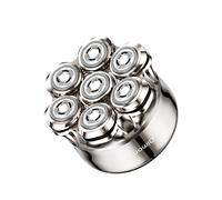 Qiman8010 Head Shavers for Bald Men 7D Floating Wet & Dry Electric Razor for Bald Heads with LED Smart Display & Type-C Charging for Hair/Face/Beard 150-day battery life two gears 10W