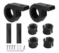 QIMEI-SHOP Light Bar Mount Kit 19-32mm Universal Work Light Tube Clamp Mounting Brackets for Off-Road Vehicles Car Truck Boat Black 2 Set