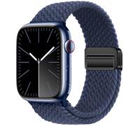 Qimela Sport Loop Compatible with Apple Watch Band 38mm 40mm 41mm 42mm 44mm 45mm 46mm 49mm for Women Men,Magnetic Strap Stretchy Braided Wristband for iWatch Series 11 10 9 8 7 6 5 4 SE Ultra 3 2 1