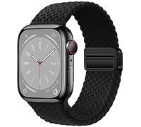 Qimela Sport Loop Compatible with Apple Watch Band 38mm 40mm 41mm 42mm 44mm 45mm 46mm 49mm for Women Men,Magnetic Strap Stretchy Braided Wristband for iWatch Series 11 10 9 8 7 6 5 4 SE Ultra 3 2 1